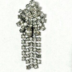 Vintage Crystal Brooch